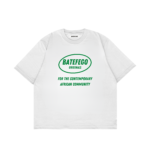 Batefego KNQ Tshirt For the contemporary African Community white front - batefego streetwear fashion