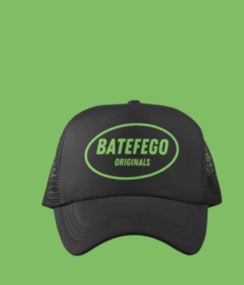 Batefego Originals SF1 Trucker Hat Black - batefego streetwear fashion
