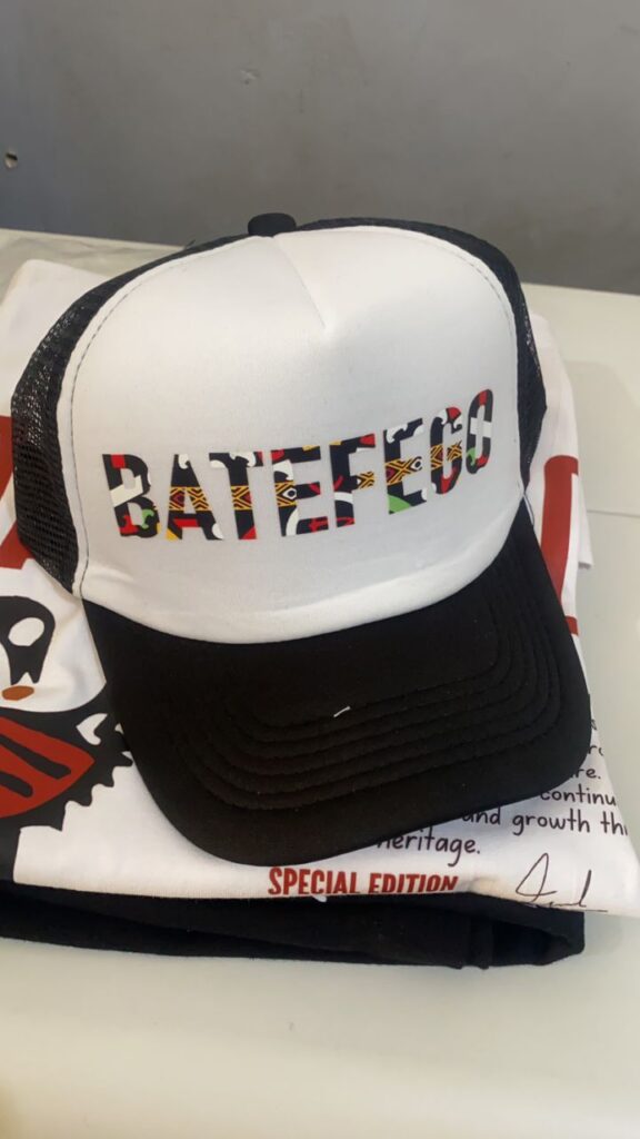 Batefego Masked Print Trucker Hat - batefego streetwear fashion