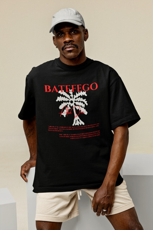 Batefego Abe Dua Tshirt Black - batefego streetwear fashion