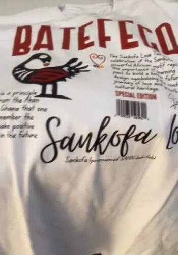 Batefego Sankofa Love Tshirt photo review