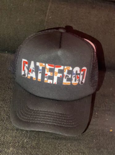 Batefego Masked Print Trucker Hat photo review