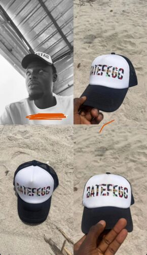 Batefego Masked Print Trucker Hat photo review